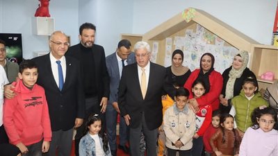 وزير التعليم العالي ومحافظ القليوبية يتفقدان مصابي غزة بمستشفى الناس الخيري