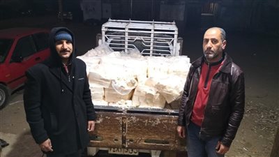 ضبط 1500 كيلو جبنة مجهولة المصدر قبل بيعها بالفيوم 