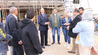 رئيس مستشفيات جامعة المنوفية يتفقد مبنى العيادات الخارجية الجديد