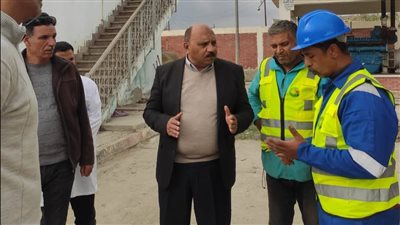رئيس مياه القناة: فحص دوري لمحطات رفع ومعالجة الصرف الصحي