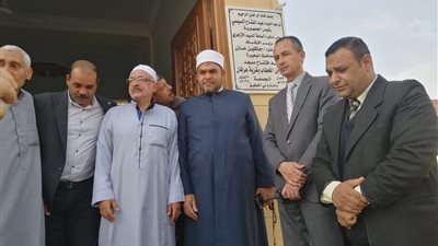افتتاح مسجد عمر بن الخطاب بقرية عرفان في البحيرة 