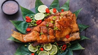 طريقة تحضير سمك مشوي حار 
