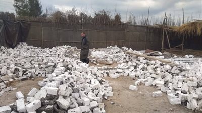 إزالة 19 حالة تعد على الأراضي الزراعية وأملاك الدولة بالبحيرة 