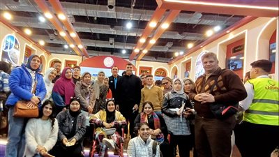 جامعة المنصورة تنظّم زيارة لأبنائها من ذوي الهمم لمعرض القاهرة الدولي للكتاب   