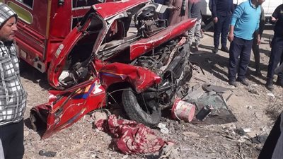 ننشر أسماء المتوفين والمصابين في حادث سيارة أجرة بالفيوم