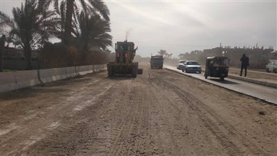 محافظ الجيزة: بدء أعمال الرصف والتطوير لوصلة طريق مصر أسيوط الزراعي