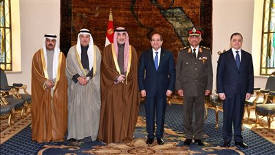 السيسي يستقبل النائب الأول لرئيس مجلس الوزراء الكويتي 