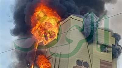 اندلاع حريق هائل داخل شقة بمركز إدفو 