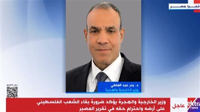 وزير الخارجية يؤكد ضرورة بقاء الشعب الفلسطيني على أرضه وتقرير مصيره