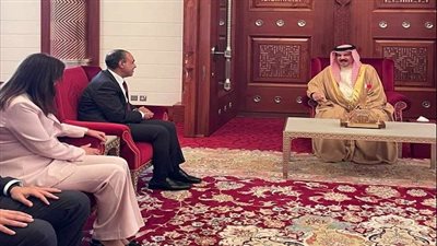 وزير الخارجية يلتقي ملك البحرين في المنامة