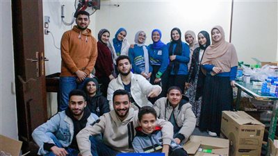 قافلة طبية من طلاب صيدلة الجامعة الروسية لأهالي «شوبك بسطة» بالشرقية 