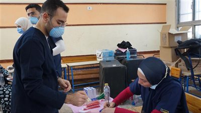 قافلة جامعة 6 أكتوبر تقدم الخدمات الطبية والتوعوية لمدرسة دار السلام