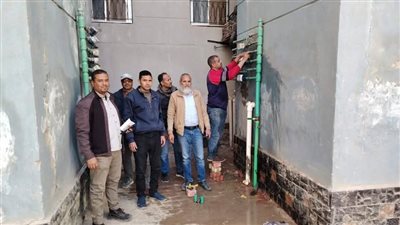 حملات لضبط وصلات مياه الشرب المخالفة بسوهاج الجديدة