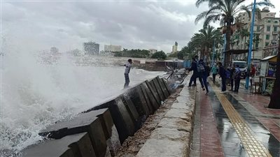 منخفض جوي يضرب الإسكندرية 