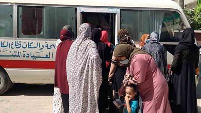 قافلة سكانية شاملة بقرية واقد بكوم حمادة 