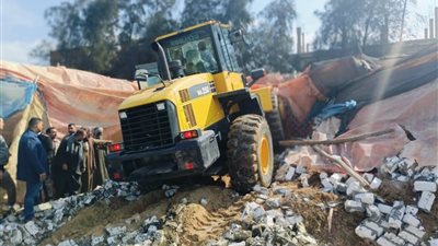 إزالة 10حالات تعد على أملاك الدولة والأراضي الزراعية بالبحيرة