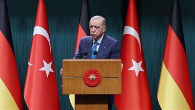 الرئيس التركي: نواصل التعاون مع ألمانيا بشأن غزة وسوريا وأوكرانيا