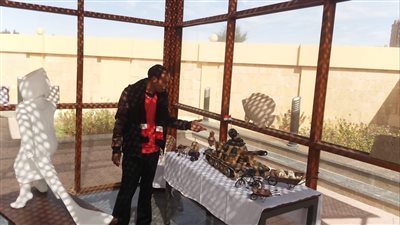 بالصور..افتتاح معرض الجبلاوى لتراث الصعيد بمكتبة قــنا