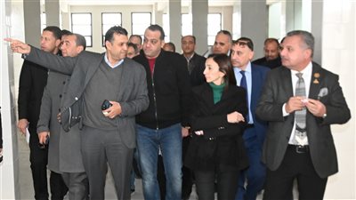 محافظ البحيرة تتفقد  المنطقه الصناعية النسيجية  بكفر الدوار