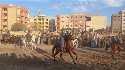 تزامنًا مع حلول مولده.. إنطلاق حلبات المرماح بمحيط سيدى عبد الرحيم القنائي