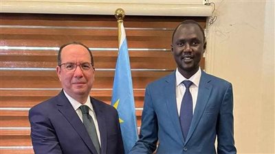 سفير مصر بجوبا يلتقي بوزير الري الجنوب سوداني.. تفاصيل 