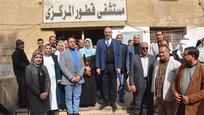 جولة مفاجئة لمحافظ الغربية لمتابعة مستشفى قطور المركزي 