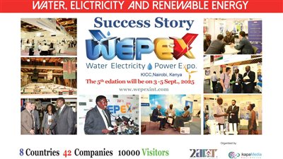 معرض WEPEX الدولي للكهرباء والمياه والطاقة في كينيا يشهد مشاركة 12 دولة