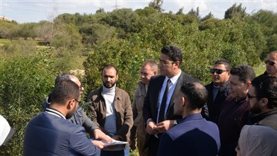  الدقهلية: لجنة لرفع احداثيات أرض الغابة الشجرية بجمصة