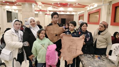 ورش فنية متنوعة.. انطلاق فعاليات القافلة الثقافية بالمرج