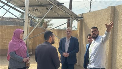  مياه الفيوم تتابع جاهزية أول محطة صرف صحي تعمل بالطاقة الشمسية 