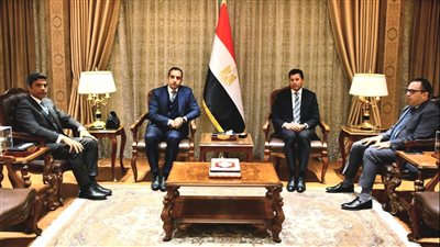 وزير الرياضة يلتقي رئيس اتحاد الجولف لبحث خطة الاتحاد 