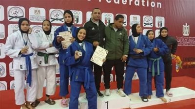 لاعبات المشروع القومي للموهبة بسوهاج يفوزو بالمركز الثاني ببطولة الجمهورية للجودو 