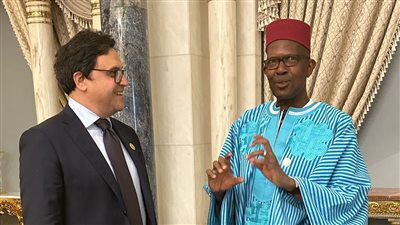 وزير الثقافة يلتقي نظيره المالي لبحث آليات التعاون المُشترك