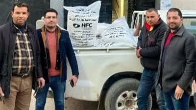 ضبط طن سماد زراعي محظور تداوله خارج الجمعيات بالفيوم 
