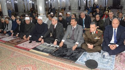 محافظ الغربية يشهد احتفال ليلة النصف من شعبان بالمسجد الأحمدي 
