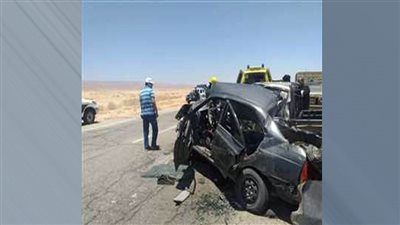 بالأسماء.. تفاصيل مصرع 8 أشخاص في حادث مروع بطريق الأسكندرية الصحراوي