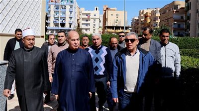 محافظ الاسماعيلية يوجه بتكثيف أعمال الانارة والنظافة