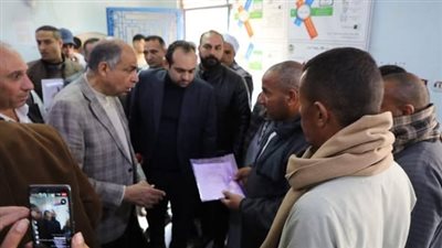 محافظ المنيا يتابع سير العمل بالمركز التكنولوجي بمغاغة 