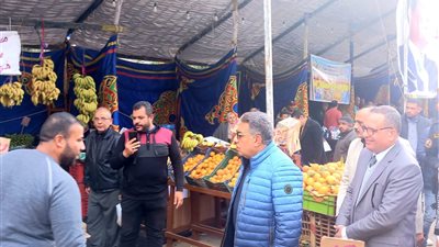 محافظ الدقهلية يتفقد سوق اليوم الواحد بالمنصورة