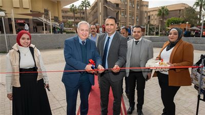 التضامن الاجتماعي تفتتح معرض الأسر المنتجة بجامعة حلوان