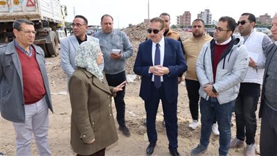 محافظ المنوفية يتفقد أعمال إنشاءات المدرسة الحديثة الرسمية للغات 