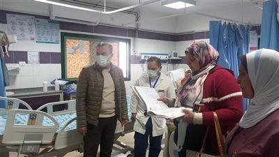وكيل صحة البحيرة يتفقد مستشفى الصدر بدمنهور 