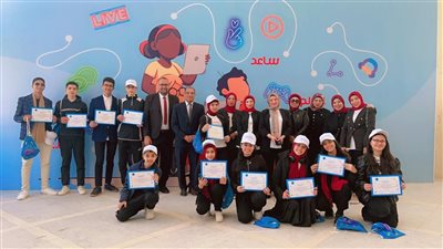 مركز التطوير التكنولوجي بالفيوم أفضل فريق عمل على مستوى الجمهورية فى مسابقة التوعية بمخاطر الإنترنت