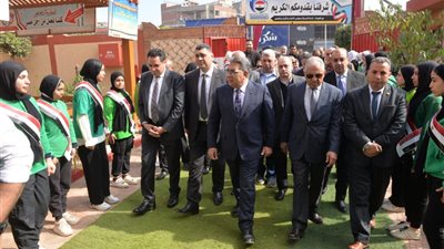 محافظ الدقهلية يفتتح أعمال تطوير مدرستي طرانيس العرب
