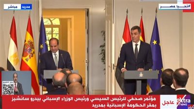 السيسي: تكثيف التعاون الاستثماري والصناعي بين مصر وإسبانيا