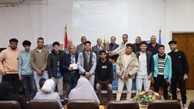 زراعة جامعة القناة تحصد كأس الشهداء في خماسي كرة القدم 