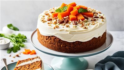 حضري كعك الجزر بالعسل الصحية بخطوات سهلة