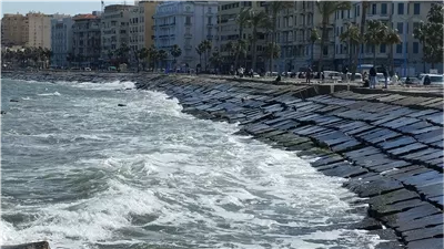 برودة شديدة تضرب الأسكندرية رغم سطوع الشمس 