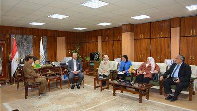 جامعة أسيوط تستقبل وفد الهيئة القومية لضمان التعليم والاعتماد بكلية الحاسبات والمعلومات