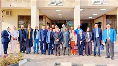 هيئة ضمان جودة التعليم والإعتماد الأكاديمي تُقيم برامج قسم الآثار بآداب طنطا